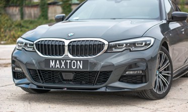Накладка (диффузор) переднего бампера BMW 3 G20 M-pack вер. 1 фото