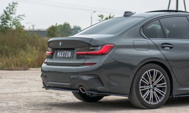 Центральний дифузор заднього бампера BMW 3 G20 M-pack фото