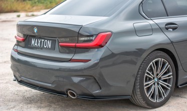 Боковые диффузоры заднего бампера BMW 3 G20 M-pack фото
