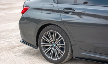 Боковые диффузоры заднего бампера BMW 3 G20 M-pack фото