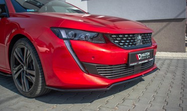 Тюнінговий дифузор переднього бампера Peugeot 508 Mk2 фото