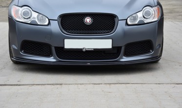 Тюнінгова накладка переднього бампера Jaguar XF-R фото