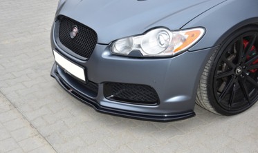 Тюнінгова накладка переднього бампера Jaguar XF-R фото