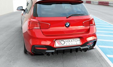 Дифузор заднього бампера BMW 1 F20/F21 рестайл M-Power фото