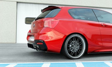 Дифузор заднього бампера BMW 1 F20/F21 рестайл M-Power фото