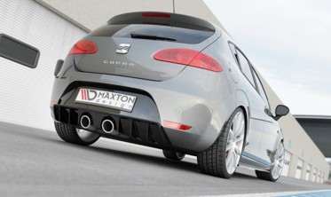 Тюнінговий дифузор заднього бампера Seat Leon 2 Cupra / FR рестайл фото