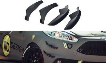 Тюнинг накладки переднего бампера Ford Fiesta 7 FL ST фото