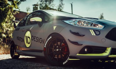 Тюнинг накладки переднего бампера Ford Fiesta 7 FL ST фото