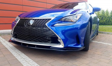 Накладка переднього бампера Lexus RC версія 2 фото