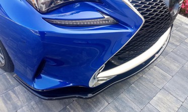 Накладка переднього бампера Lexus RC версія 2 фото