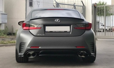 Спойлер на кришку багажника Lexus RC фото