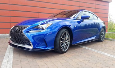 Бічні накладки під пороги Lexus RC фото