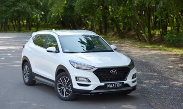 Диффузоры тюнинговые на пороги Hyundai Tucson Mk3 рестайл фото
