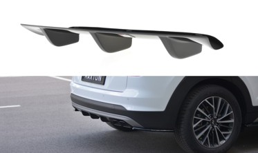 Центральный диффузор заднего бампера Hyundai Tucson Mk3 рест. фото