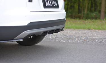 Центральный диффузор заднего бампера Hyundai Tucson Mk3 рест. фото