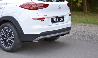 Бічні дифузори заднього бампера Hyundai Tucson Mk3 Facelift фото