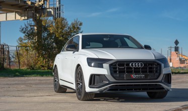 Бічні дифузори порогів Audi Q8 S-line / SQ8 / Q8 MK1 рест. фото