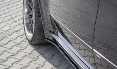 Боковые накладки под пороги BMW X5 E70 рестайл M-pack фото