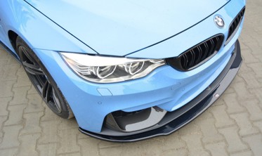 Диффузор переднего бампера BMW M4 F82 M-performance фото
