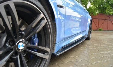 Боковые диффузоры порогов BMW M4 F82  фото