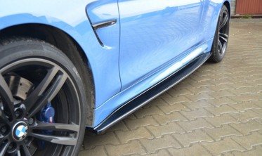 Боковые диффузоры порогов BMW M4 F82  фото