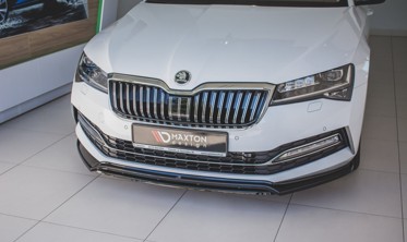 Дифузор переднього бампера Skoda Superb Mk3 FL версія 3 фото