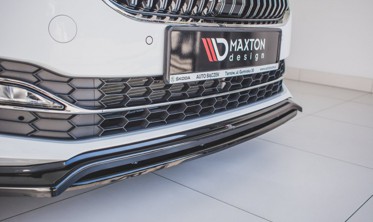 Дифузор переднього бампера Skoda Superb Mk3 FL версія 3 фото