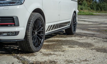 Боковые диффузоры порогов Volkswagen T6 фото