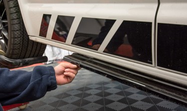 Боковые диффузоры порогов Volkswagen T6 фото