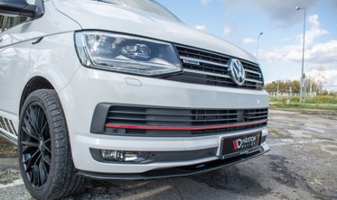 Дифузор переднього бампера Volkswagen T6 фото