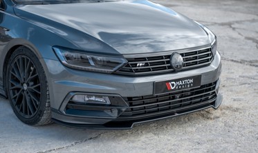 Накладка для тюнинга переднего бампера Volkswagen Passat R-Line B8 верс. 2 фото