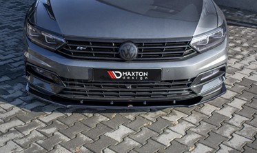 Диффузор на передний бампер Volkswagen Passat B8 R-Line версия фото
