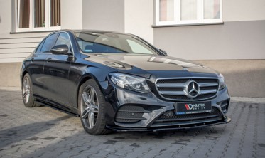 Накладка переднього бампера Mercedes W213 E43 AMG/AMG-Line фото