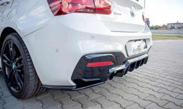 Боковые накладки заднего бампера BMW 1 F20 послерестайл M-power фото