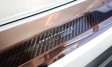 захисна накладка на бампер BMW X5 IV G-05 M-PAKIET сталь + карбон фото