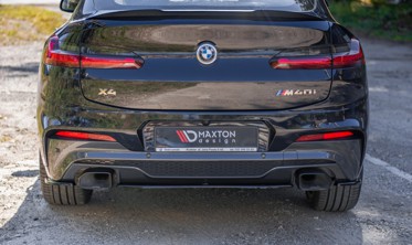 Бічні дифузори заднього бампера BMW X4 M-Pack G02 фото