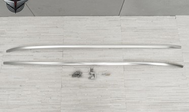 алюминиевые рейлинги на крышу JAGUAR F-PACE серебряные фото