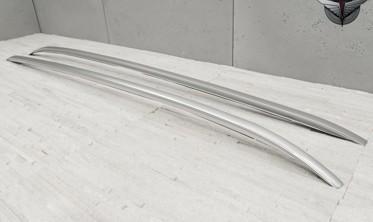 алюминиевые рейлинги на крышу JAGUAR F-PACE серебряные фото