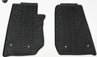 Коврики в салон Jeep Wrangler JK (версия 2 двери) фото