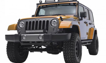 Крепление дополнительного освещения Jeep Wrangler JK фото