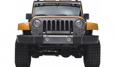 Крепление дополнительного освещения Jeep Wrangler JK фото