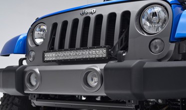 Крепление дополнительного освещения Jeep Wrangler JK фото