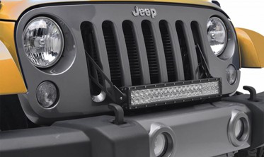 Крепление дополнительного освещения Jeep Wrangler JK фото