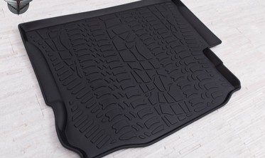 Коврик в багажник Jeep Wrangler JK версия с сабвуфером (4 двери) фото