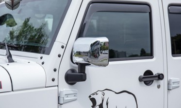 хром накладки на зеркала Jeep Wrangler фото
