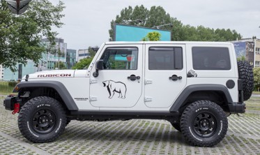карбоновые накладки на ручки дверей Dodge Nitro / Jeep Liberty / Jeep Wrangler JK фото