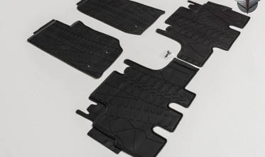 Коврики в салон Jeep Wrangler JK (версия 4 двери) фото