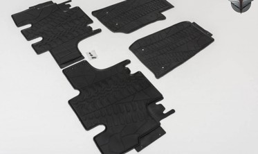 Коврики в салон Jeep Wrangler JK (версия 4 двери) фото