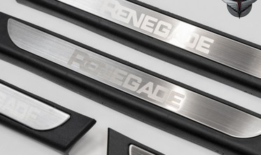 накладки на пороги із нержавіючої сталі JEEP RENEGADE фото