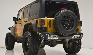 Крепление под запаску большего диаметра JEEP WRANGLER JK / JL фото